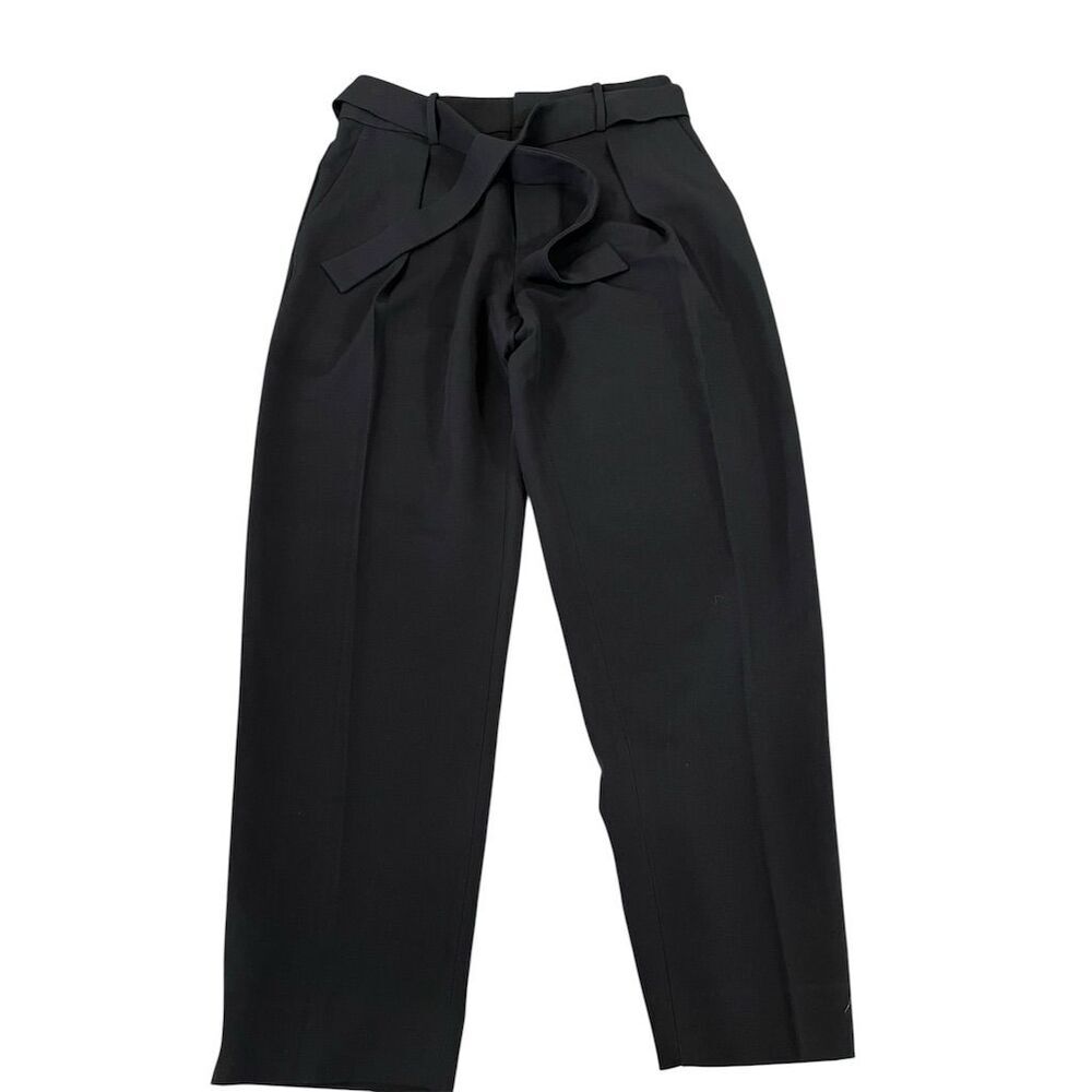 Ralph Lauren Women's Black High Waist Tie-Waist‎ Dress Pants Size 2 & 6